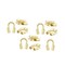 JewelrySupply Gold Filled Wire Protector Guard .031" Hole (10-Pcs)